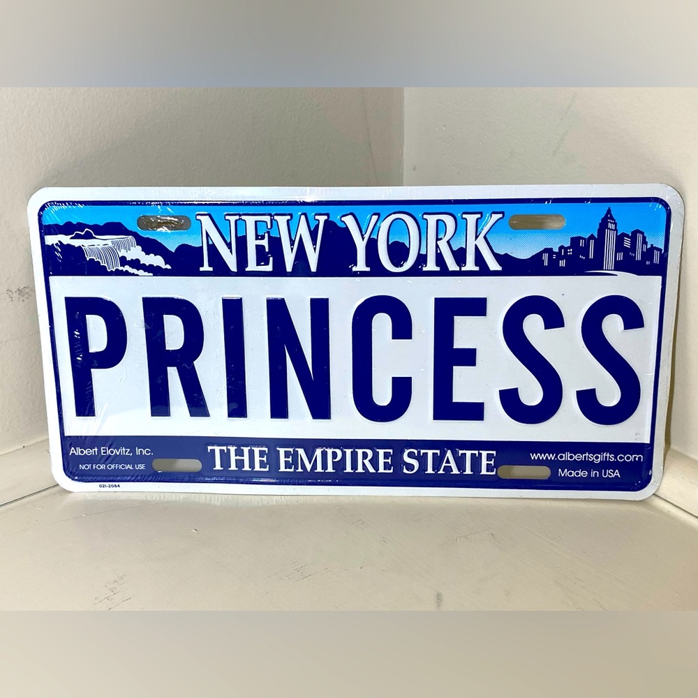 Vanity license plate